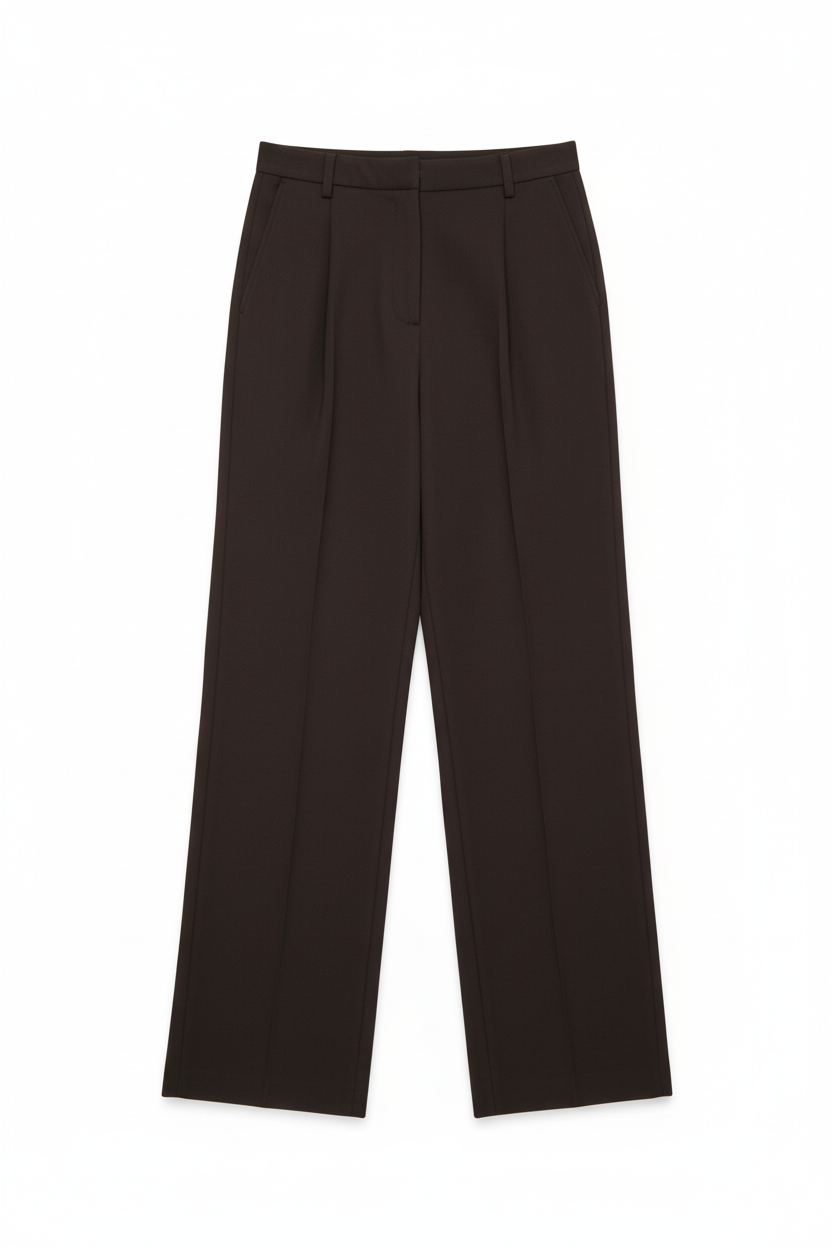 Pantalón marrón delantera