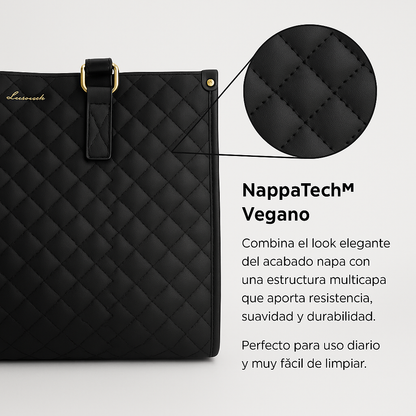 Elegante bolso con compartimento frigorífico