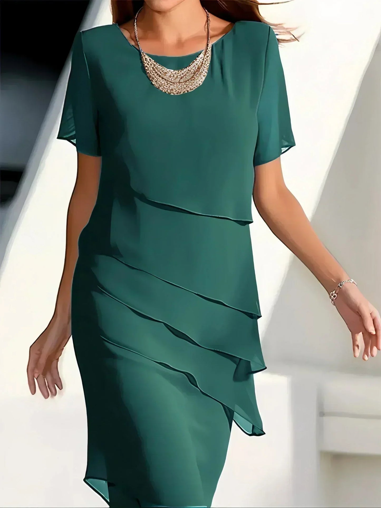 ANASTASIA | VESTIDO MINI LUJO DE CAPAS