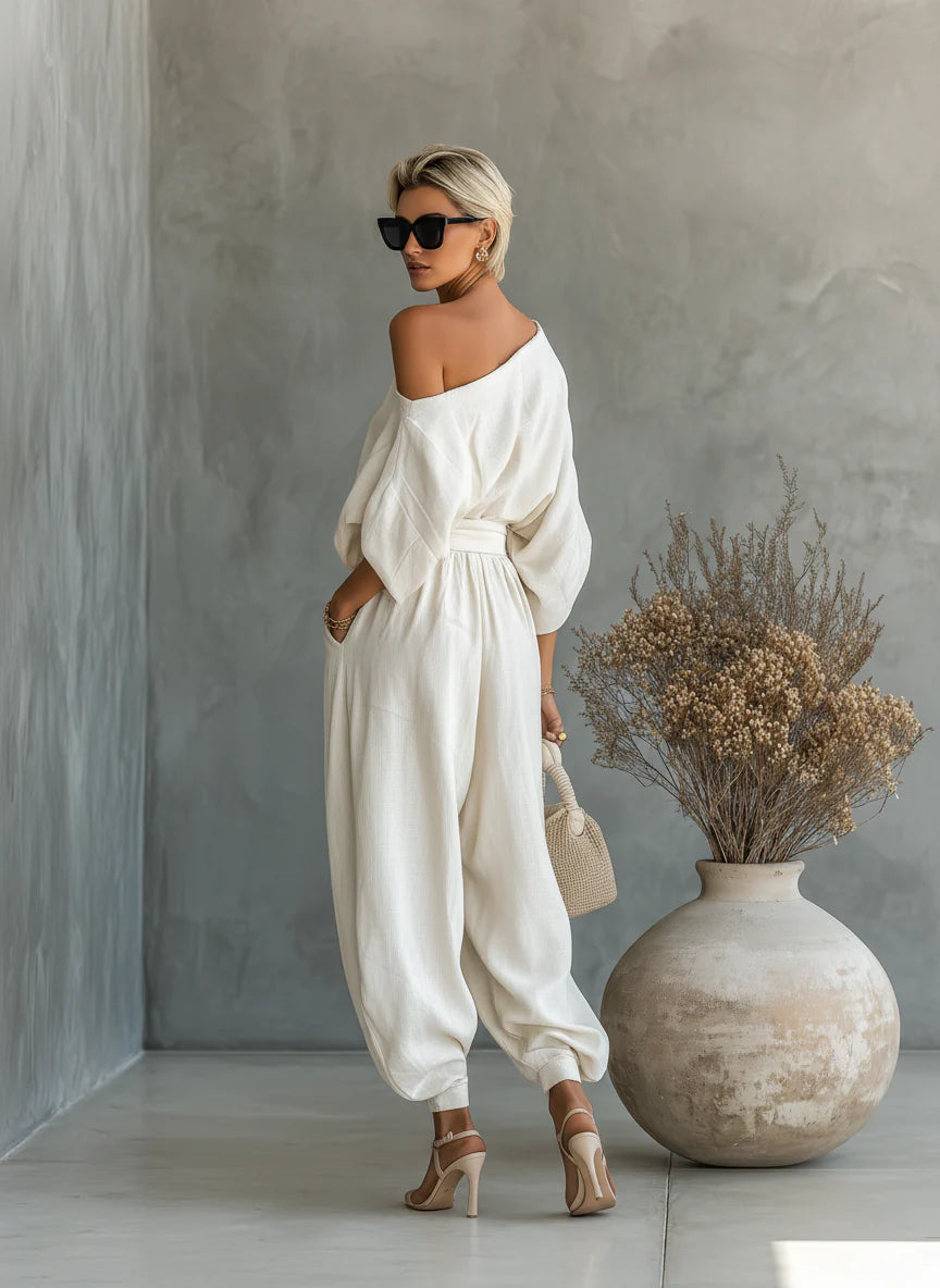 LISA | Mono Elegante Con Pantalón Ancho