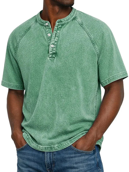 ARNAS | CAMISETA VINTAGE DE HOMBRE CON BOTONES