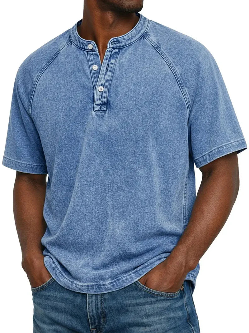 ARNAS | CAMISETA VINTAGE DE HOMBRE CON BOTONES