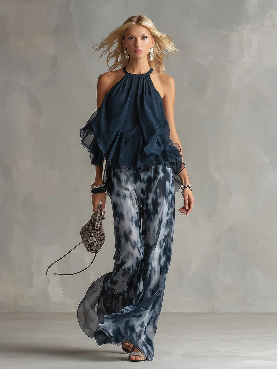 ASHLEY | Conjunto azul para brillar