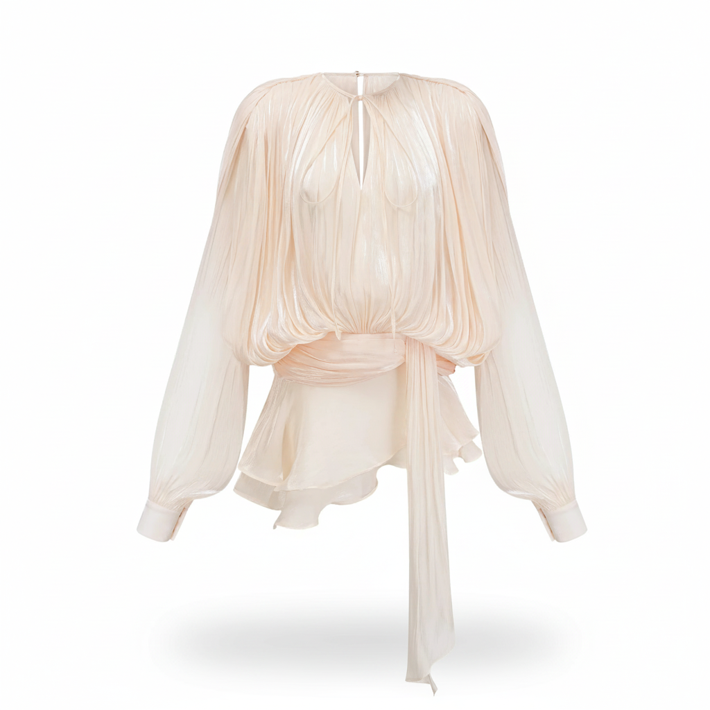 Blusa levitando - ángulo ligero