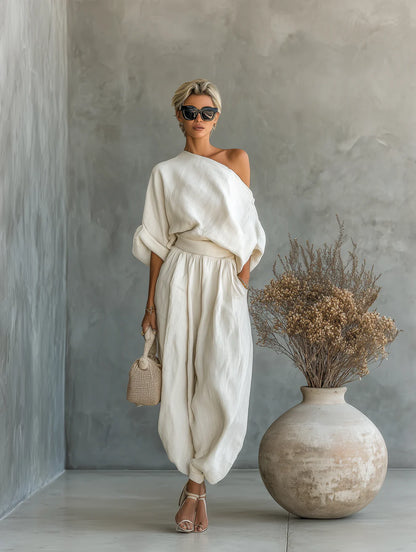 LISA | Mono Elegante Con Pantalón Ancho