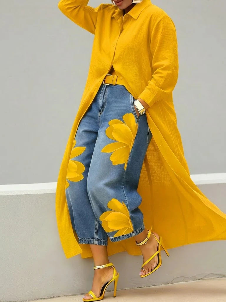 DANIELLA | Conjunto de vestido y vaquero