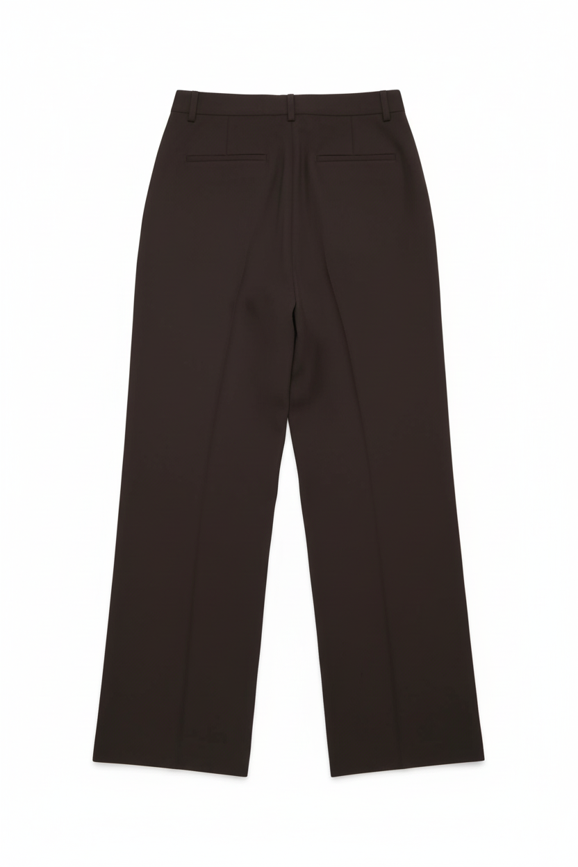 Pantalón marrón trasera