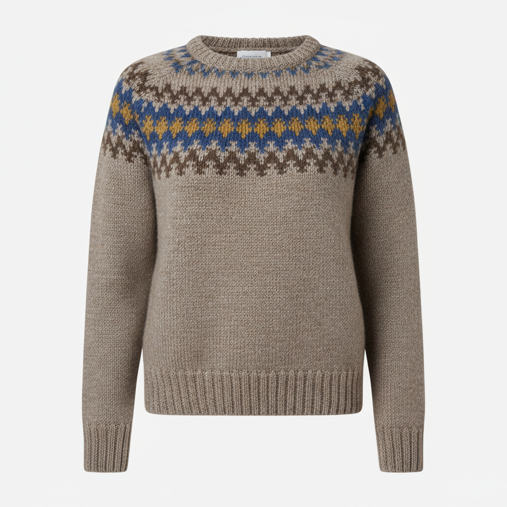 Suéter beige nórdico