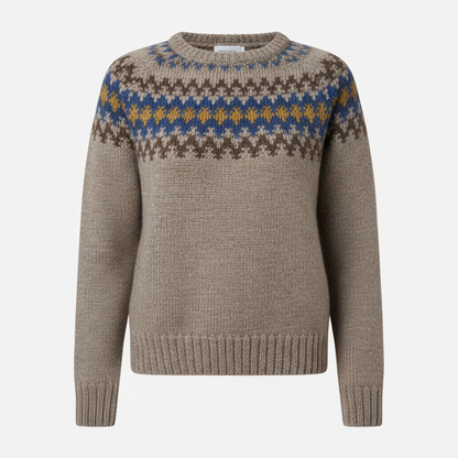 Suéter beige nórdico