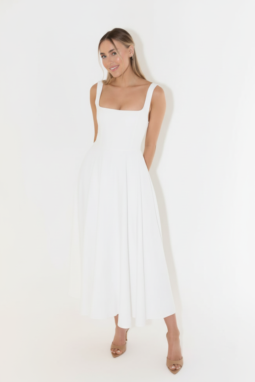 Vestido blanco - Vista completa