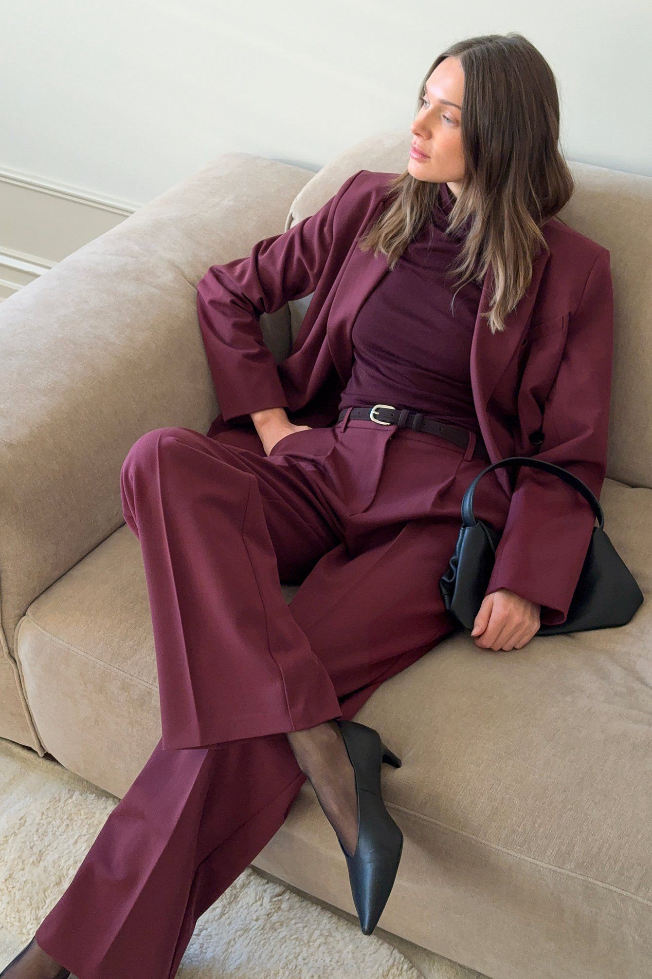IRINA | Pantalón elegante de traje alto